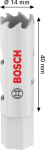 Lochsäge mit Gewinde 14x40 mm Bosch 2.608.594.558