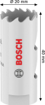 Lochsäge mit Gewinde 20x40 mm Bosch 2.608.594.562