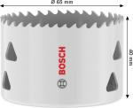 Lochsäge mit Gewinde 65x40 mm Bosch 2.608.594.589