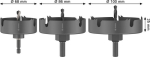 Lochsägen-Set 68/86/100x27mm Bosch 2.608.594.503