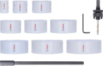 Lochsägen-Set mit Gewinde 35/54/70/76/83/95/102/114/127 x 40 mm Bosch 2.608.594.615