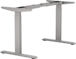 Steh-Sitz Tischgestell Höhe 700-1200 mm, silber RAL 9006 BMB E-MORE 2M2S