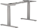 Steh-Sitz Tischgestell Höhe 640-1290 mm, silber RAL 9006 BMB E-MORE 2M3S GS