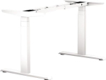 Steh-Sitz Tischgestell Höhe 640-1290 mm, weiß RAL 9010 BMB E-MORE 2M3S GS