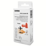 Gehörschutzstöpsel Einweg SNR 33 dB, 15 Paar Retail-Minibox uvex com4-fit