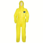 Schutzoverall Einweg gelb, PSA-Kat III uvex 3B chem classic 9881