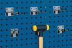 Dubbele haak T 100 mm, verzinkt, Ø 6 mm, verpakkingseenheid 5 Bott