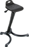 Stehhilfe Stahlrohr schwarz Sitzhöhe 610-820 mm