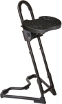 Stehhilfe Stahlrohr schwarz Sitzhöhe 610-860 mm