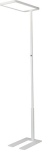 LED-Stehleuchte Metall weiß Höhe 202 cm Capella