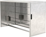 Fahrradgarage B 850xH 1250xT 2050 mm, verzinkt WSM