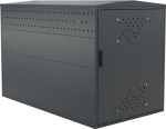 Fahrradgarage B 1150xH 1380xT 2050 mm, anthrazitgrau WSM