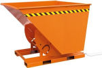Kippbehälter Inhalt 0,75 m³ LxBxH 1370x1180x1060 mm reinorange, RAL 2004, Eichinger