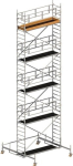 Fahrgerüst Arbeits-B750xL2850 mm Gerüsthöhe 9610 mm Layher Uni-Standard P2 Safety-Plus