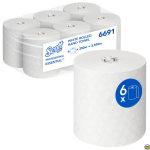 Handtuchrollen 1-lagig weiß, Beutel 6 Rollen á 350 m Scott Essential 6691