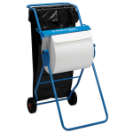 Spender für Wischtuchrollen mobil, Edelstahl, blau Kimberly-Clark Professional Icon 6155