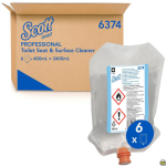 Toilettensitzreiniger 400 ml Spenderbeutel, 6er Karton Scott 6374