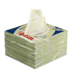 Reinigingsdoekjes, 1-laags, herbruikbaar geel, 1/4 gevouwen, 8 verpakkingen van elk 30 WypAll X80 Plus Critical Clean 19164