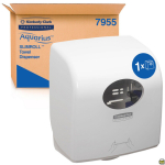Spender für Rollenhandtuch Kunststoff weiß, Slimroll Aquarius 7955