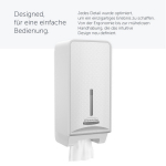 Spender für Toilettenpapier Blende weiß-mosaic, gefaltet Kimberly-Clark Professional Icon 53949