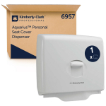 Dispensers voor toiletbrilhoezen Wit plastic Aquarius 6957