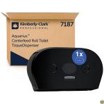 Spender für Toilettenpapier Zentralentnahme, schwarz, Jumbo Kimberly-Clark Professional 7187
