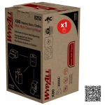 Reinigingsdoekjes, 1-laags wit, midi-rol in doos van 180 doekjes WypAll X80 PowerClean 8252