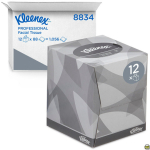 Kosmetiktücher 2-lagig weiß, Karton 12 Boxen á 56 Blätter Kleenex 8834