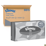Kosmetiktücher 2-lagig weiß, Karton 40 Boxen á 100 Blätter Kleenex 8815