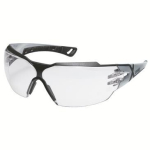 Schutzbrille kratzfest, beschlagfrei PC Gläser farblos, Rahmen silber/schwarz uvex pheos cx2 sv ext. 9198376