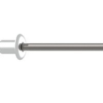 Blindniete Stahl/Stahl 4,8 x 10 Flachrundkopf 4,8x10 mm / Klemmbereich 4,00-6,00 mm Gesipa