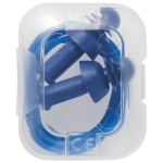 Gehörschutzstöpsel mit Kordel Gr.M SNR 27dB blau Stöpselbox = 50 Paar uvex whisper+