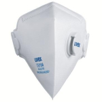 Atemschutzfeinstaubmaske Einweg FFP1, weiß, 360°-Ausatemventil uvex silv-Air c 3110
