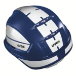 Schutzhelm blau, 52-61 cm, langer Schirm, HDPE uvex pheos B-WR