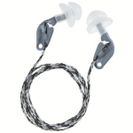Gehörschutzstöpsel Einweg SNR 26 dB grau transparent, m. Kordel act-fit multi XL, Pack=50 Paar