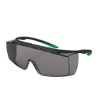 Überbrille Schweißschutz SS3, Bügel schwarz/ grün uvex super f OTG grau inf. plus 9169543