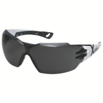 Schutzbrille kratzfest, beschlagfrei PC Gläser grau 14%, Rahmen weiß/ schwarz uvex pheos cx2 grau 14% sv exc. 9198230