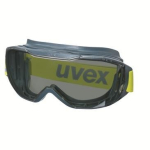Vollsichtschutzbrille PC Gläser grau 23%, Rahmen grau/ gelb uvex megasonic sv exc. 9320281