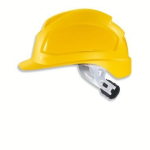 Schutzhelm gelb, 52-61 cm, langer Schirm, HDPE uvex pheos E-WR 9770