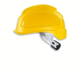 Schutzhelm gelb, 52-61 cm, kurzer Schirm, HDPE uvex pheos E-S-WR 9770