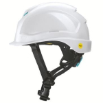 Schutzhelm weiß, 52-61 cm, kurzer Schirm, HDPE uvex pheos S-KR 9772