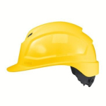 Schutzhelm gelb, 55-61 cm, langer Schirm, HDPE uvex pheos IES