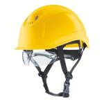 Schutzhelm gelb, 55-61 cm, kurzer Schirm, HDPE uvex pheos S-KR IES 9772