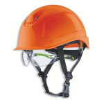 Schutzhelm orange, 55-61 cm, kurzer Schirm, HDPE uvex pheos S-KR IES 9772