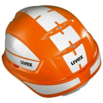 Schutzhelm orange, 52-61 cm, kurzer Schirm, HDPE uvex pheos B-S-WR