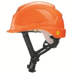 Schutzhelm orange, 52-61 cm, kurzer Schirm, HDPE uvex pheos S-KR Mips 9772