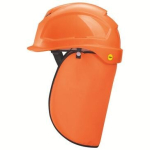 Schutzhelm orange, 52-61 cm, kurzer Schirm, HDPE uvex pheos S-KR Mips