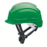 Schutzhelm grün, 52-61 cm, kurzer Schirm, HDPE uvex pheos S-KR 9772