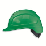 Schutzhelm grün, 55-61 cm, langer Schirm, HDPE uvex pheos IES