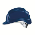 Schutzhelm blau, 52-61 cm, langer Schirm, HDPE uvex pheos B-WR
